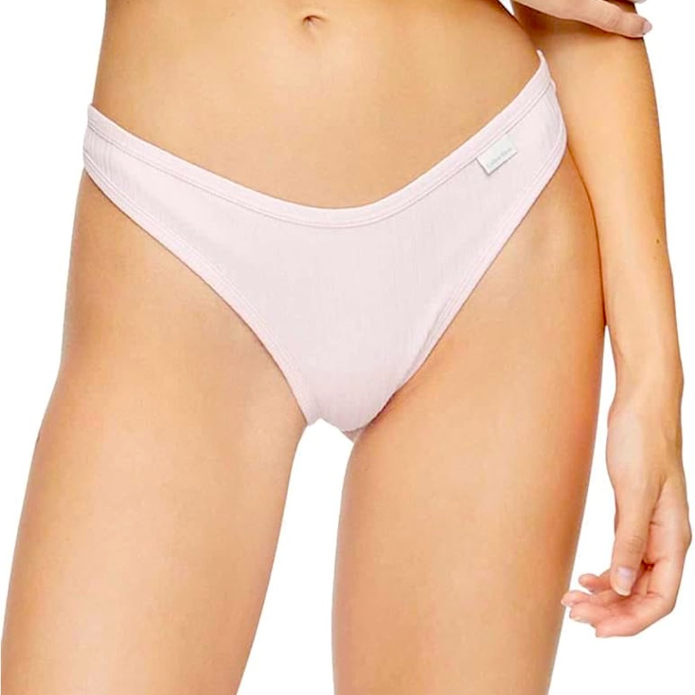 Calvin Klein Women Ribbed Thong BRAND NEW
